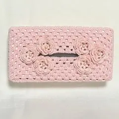 ♡お花付きボックスティッシュカバー120♡