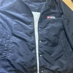 DIESEL ナイロン コーチジャケット ブラック XL