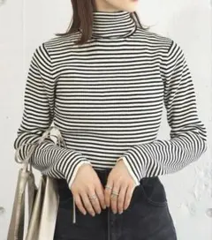 tip top リブタートルプルオーバー