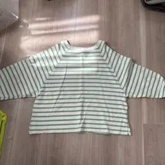 studio CLIP ストライプ長袖Tシャツ