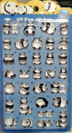 パンダ★　ドロップシール