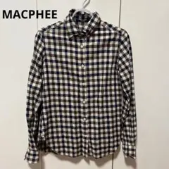 TOMORROWLAND　MACPHEE　長袖シャツ　チェック　38