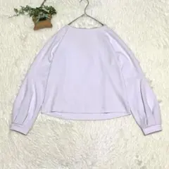 インデックス【M】訳あり ブラウス パフスリーブ バックボタン フェミニン