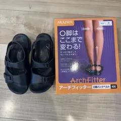 AKAISHI アーチフィッター 406 O脚バックベルト サンダルのサムネイル