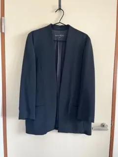 【期間中値下げ】HIROKO KOSHINO ノーカラージャケット ブラック