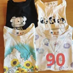 女の子まとめ売り　アンパンマン　動物　保育園着　90