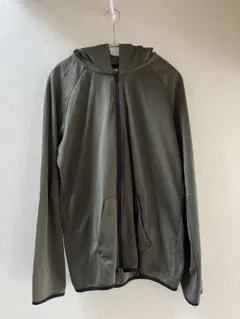 UNIQLO DRY-EX フード付きパーカー XL オリーブ