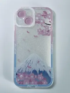 富士山 桜 デザイン　iPhone 15 ケース
