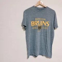 チャンピオン Tシャツ クルーネック プリント L 灰色 綿 アメカジ