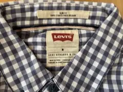 リーバイス　チェックシャツ　綿コットン100% サイズM新品未使用　自宅保管品