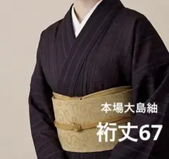 正絹塩沢紬 唐草文 ①( 訪問着、黒留袖、袋帯なども出品) - メルカリ