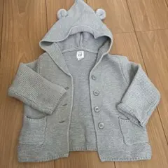 baby GAP グレー ニットカーディガン 12-18ヶ月