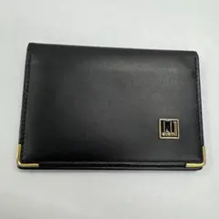 ダンヒル 名刺入れ カードケース レザー 本革 ブラック dunhill