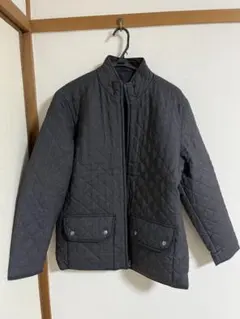 ダークグレー キルティングジャケット