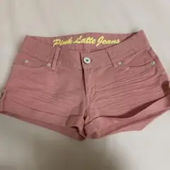 Pink Latte ピンクショートパンツ　デニムパンツ