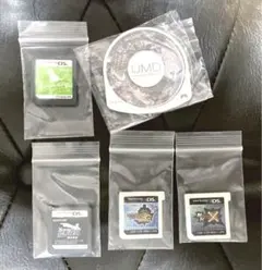 ニンテンドー3DS DS PSP ゲームソフト5点セット 逆転裁判 モンハン