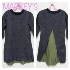 【100】マーキーズ　切り替え　ワンピース