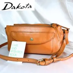 人気 Dakota ダコタ レックス2 ショルダーバッグ キャメル レザー 本革