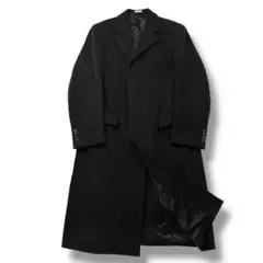 【美品】ブルックスブラザーズ カシミヤ　ステンカラーコート　ロング　黒