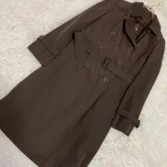 Paul Stuart トレンチコート ブラウン 6 キレイめ オフィス 上品