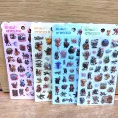 イタリアンブレインロット　ぷくぷくシール　立体シール　４枚セット