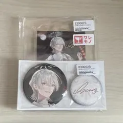 にじさんじ　弦月藤士郎　誕生日グッズ 2023 アクリルフォトフレーム 缶バッジ