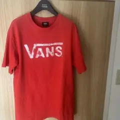VANS ロゴプリント Tシャツ XL レッド