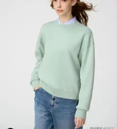 新作　新品未使用　ユニクロC スムースコットンクルーネックセーター クリーン