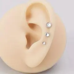 ストレートバーベル3本セット　クリア