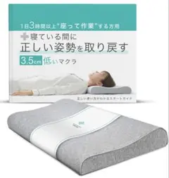 267213 大人のカラダ改善計画　低い枕 3.5cm 低反発まくのサムネイル