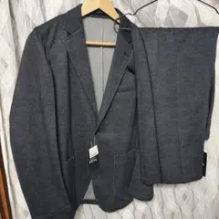 AOKI　アオキ　パジャマスーツ　セットアップ　ネイビー　S　M