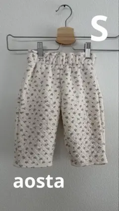 韓国子供服　aosta 裏起毛キルティングパンツ　S