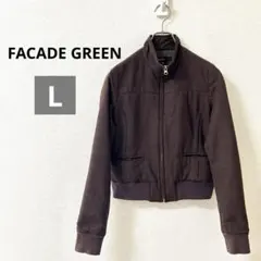 ファサードグリーン ユナイテッドアローズ　ブルゾン　ウール　ブラウン　春秋　40