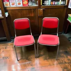 IKEA GENESONジェネソーン レッド×ブルー チェア2脚セット - メルカリ