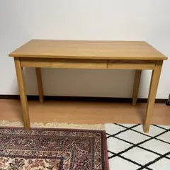 千趣会 ベルメゾン パソコンデスク ナチュラル 天然木140×50×72 - メルカリ