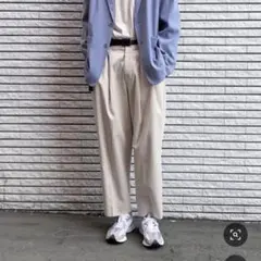 チャオパニック　高級ツータックワイドテーパードパンツ Ciaopanic