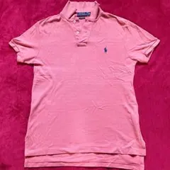 ポロラルフローレン ポロシャツ 赤 中古品 半袖 XSサイズ ユニセックス
