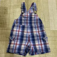 オシュコシュ　ベビー　カバーオール　チェック　美品です！のサムネイル