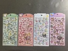 正規品　うるちゅるポップシール　サンリオ　4種セット