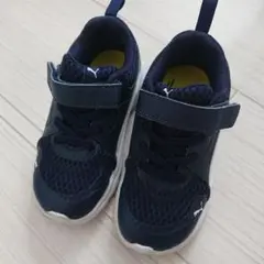 Puma ネイビー スニーカー 15cm ベルクロ