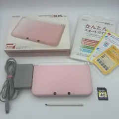 ニンテンドー　NINTENDO 3DS LL ピンク×ホワイト 遊べるセット