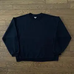 JERZEES スウェット 前Vガゼット ブラック 無地 XL