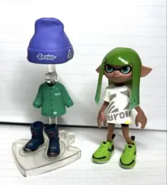 スプラトゥーン　Splatoon フィギュア　イカガール　着せ替え