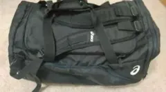 asics ブラック サッカー用2wayバックパック 大容量