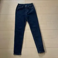 GU レギンス　パンツ　150のびのびデニムレギンスパンツ