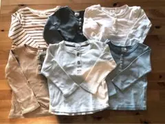 H&M 長袖カットソー 6点セット 74〜80サイズ