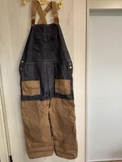 デニムオーバーオール ベージュ