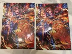 『鬼滅の刃 無限城編』善逸vs獪岳 イラストボード 入場者特典２枚セット