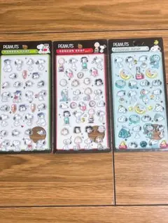 スヌーピー ボンボンドロップシール3点セット