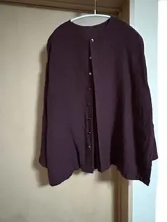 nest Robe 起毛リネン　クルーネックシャツ　ジャケット　ネストローブのサムネイル
